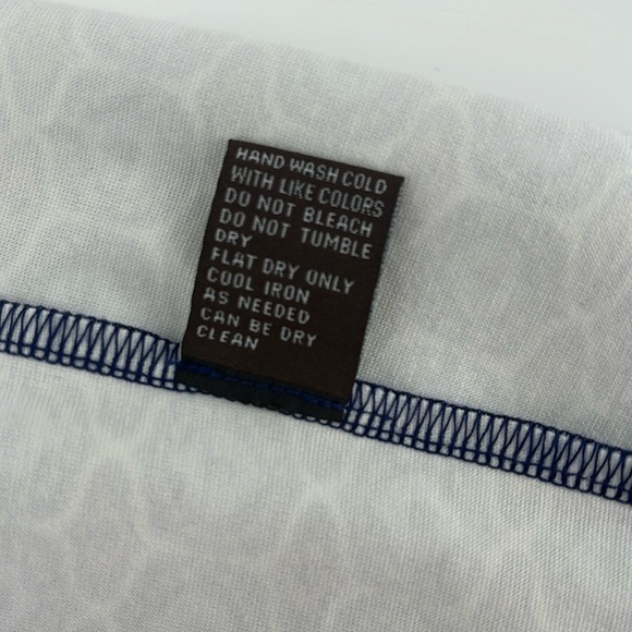 J. McLaughlin Women's Devon Dress Blue Stretch Sleeveless Geometric Size Small - Picture 7 of 8